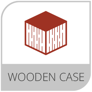 SUPPLIED IN WOODEN CASE